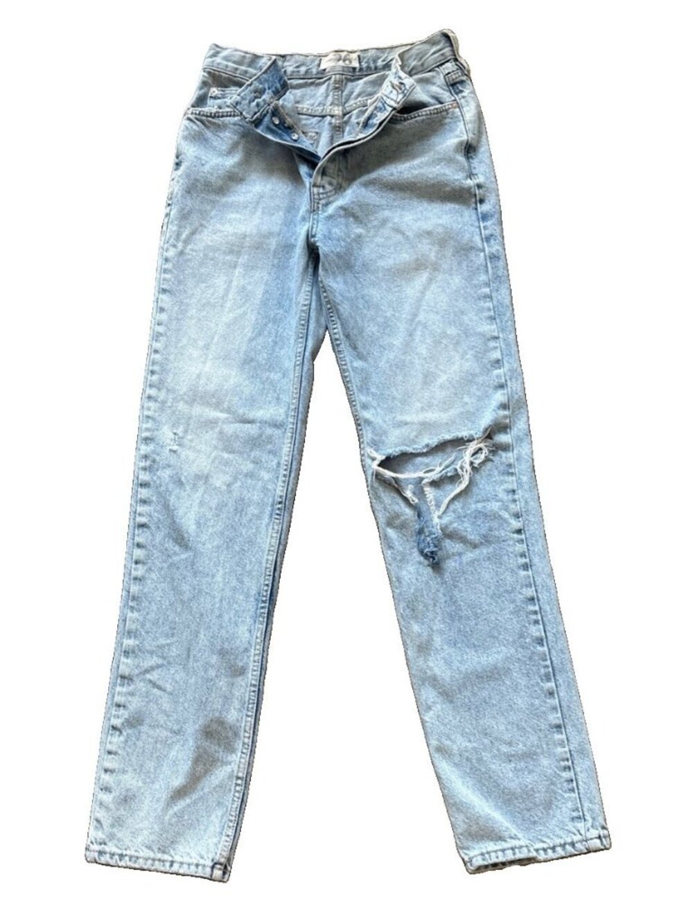 We The Free Size 26 Light Denim Button Fly Jeans-Please see Measurments!